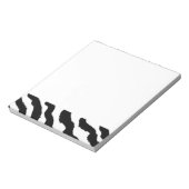 Zebra Print Notizblock (Rotiert)