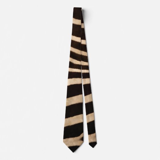 Zebra Print of neck Krawatte (Vorderseite)