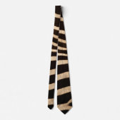 Zebra Print of neck Krawatte (Rückseite)