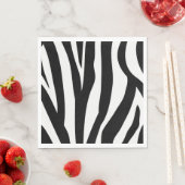 Zebra Print Paper Napkins Serviette (Beispiel)