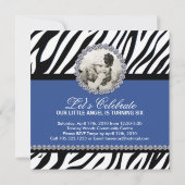 Zebra Print Party Einladung (Rückseite)