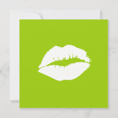 Zebra Print Party Einladung (Rückseite)