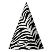 Zebra Print Party Hat Partyhütchen (Links)