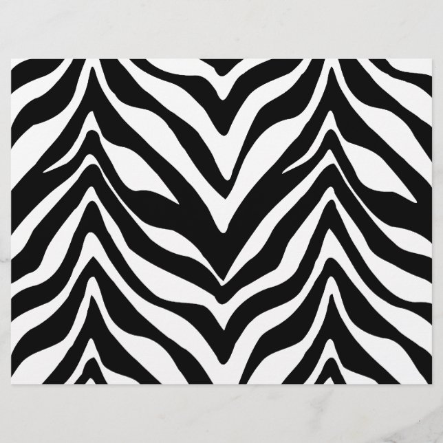 Zebra Print Party Paper (Vorderseite)