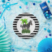 Zebra Print Party Pappteller (Party)