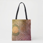 Zebra Print Pattern African Art Boho Tasche (Vorderseite)