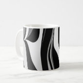 Zebra Print Pattern Tasse (Vorderseite Links)
