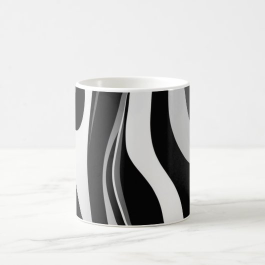 Zebra Print Pattern Tasse (Mittel)