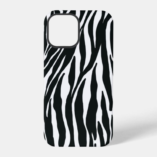 Zebra Print Phone Case iPhone Hülle (Rückseite)