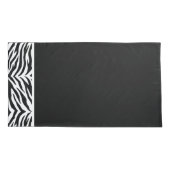 Zebra Print Pillowcase Kissenbezug (Rückseite)