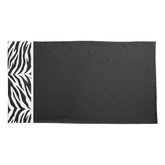 Zebra Print Pillowcase Kissenbezug (Rückseite)