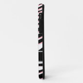 Zebra Print Pink Black & White iPhone 5 Fall Case-Mate iPhone Hülle (Hinten/Links)