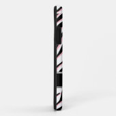 Zebra Print Pink Black & White iPhone 5 Fall Case-Mate iPhone Hülle (Hinten/Rechts)