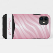 Zebra Print Pink Fusion personalisiert iPhone 5 Fa Case-Mate iPhone Hülle (Rückseite (Horizontal))
