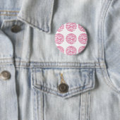 Zebra Print Polka Dots Button (Beispiel)