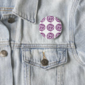 Zebra Print Polka Dots Button (Beispiel)