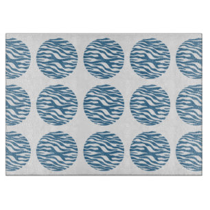 Zebra Print Polka Dots Cutting Board Schneidebrett