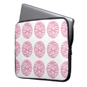 Zebra Print Polka Dots Electronics Sleeve (Vorderseite Links)
