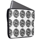 Zebra Print Polka Dots Electronics Sleeve (Vorne Rechts)