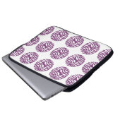 Zebra Print Polka Dots Electronics Sleeve (Vorne Knopf)