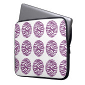 Zebra Print Polka Dots Electronics Sleeve (Vorderseite Links)