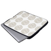 Zebra Print Polka Dots Electronics Sleeve (Vorne Knopf)