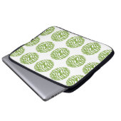 Zebra Print Polka Dots Electronics Sleeve (Vorne Knopf)