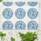 Zebra Print Polka Dots Handtuch (Gefaltet)