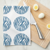 Zebra Print Polka Dots Handtuch (Viertel Falte)