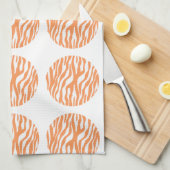 Zebra Print Polka Dots Handtuch (Viertel Falte)