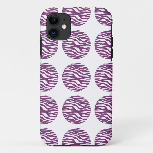 Zebra Print Polka Dots iPhone 5 BT Fall Case-Mate iPhone Hülle (Rückseite)