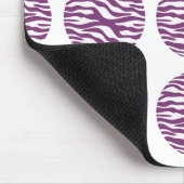 Zebra Print Polka Dots Mousepad (Ecke)