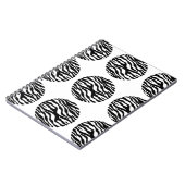 Zebra Print Polka Dots Notebook Notizblock (Linke Seite)