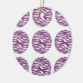 Zebra Print Polka Dots Ornament (Links)