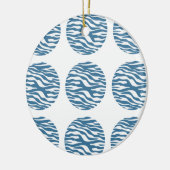 Zebra Print Polka Dots Ornament (Links)