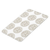 Zebra Print Polka Dots Premium Magnet (Linke Seite)