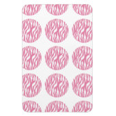 Zebra Print Polka Dots Premium Magnet (Vertikal)