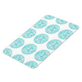 Zebra Print Polka Dots Premium Magnet (Linke Seite)