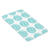 Zebra Print Polka Dots Premium Magnet (Rechte Seite)