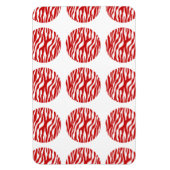 Zebra Print Polka Dots Premium Magnet (Vertikal)
