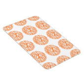 Zebra Print Polka Dots Premium Magnet (Rechte Seite)