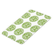 Zebra Print Polka Dots Premium Magnet (Linke Seite)