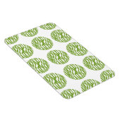 Zebra Print Polka Dots Premium Magnet (Rechte Seite)