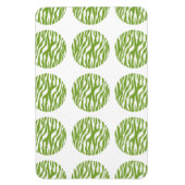 Zebra Print Polka Dots Premium Magnet (Vertikal)