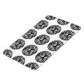 Zebra Print Polka Dots Premium Magnet (Linke Seite)
