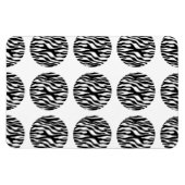 Zebra Print Polka Dots Premium Magnet (Horizontal)