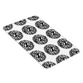 Zebra Print Polka Dots Premium Magnet (Rechte Seite)