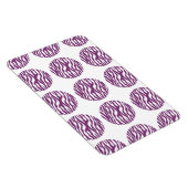 Zebra Print Polka Dots Premium Magnet (Rechte Seite)