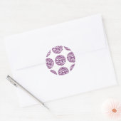 Zebra Print Polka Dots Stickers (Umschlag)