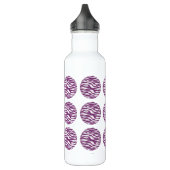 Zebra Print Polka Dots Trinkflasche (Links)